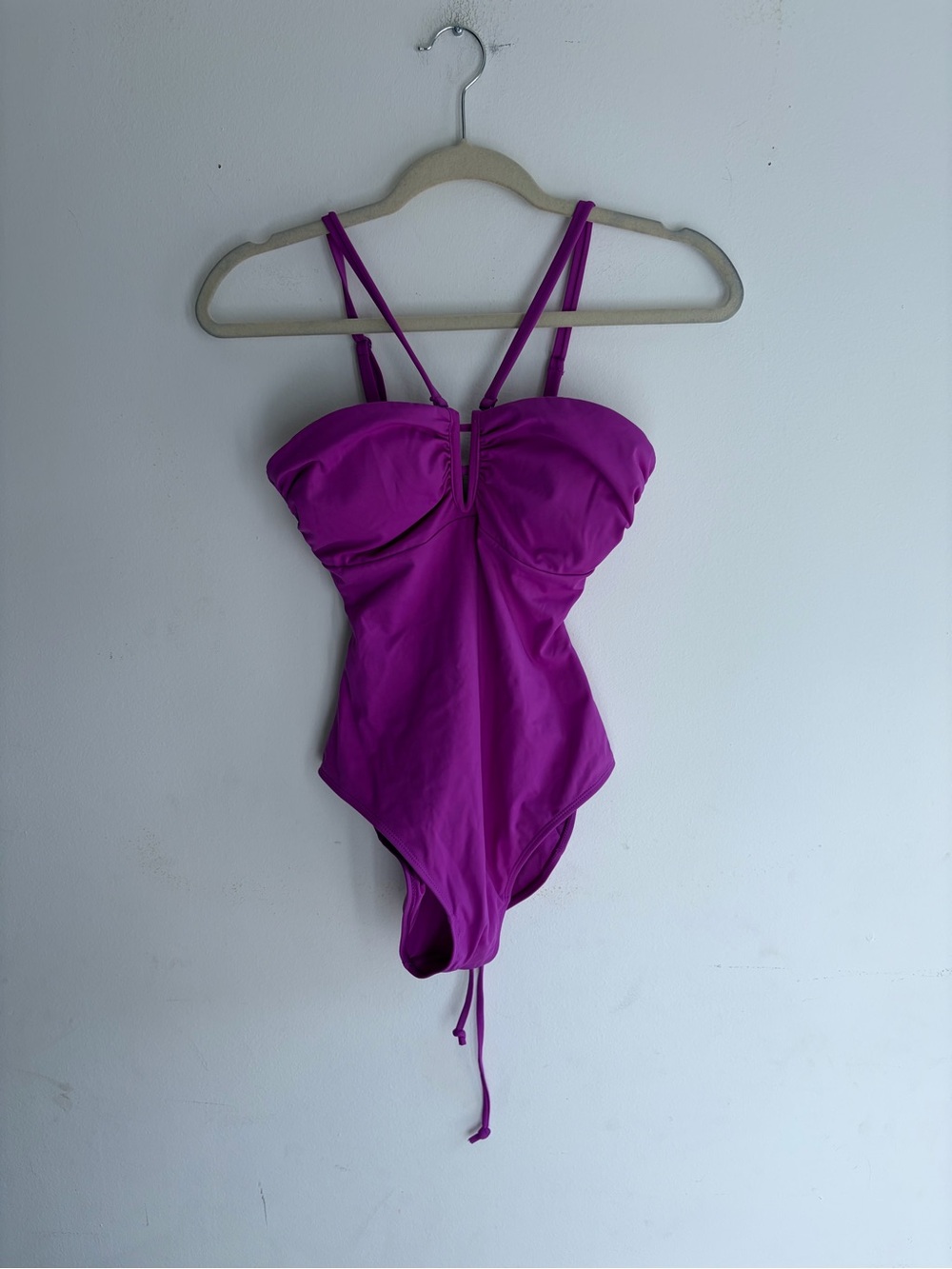 TA3 Plungey One Piece Swimsuit Small Purple - Picture 2 of 5